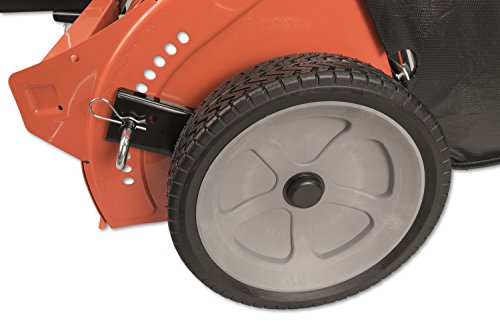 Agri-Fab 45-0492 44" Tow-Behind Lawn Sweeper, 25 cu. ft Hopper Bag Capacity; Leaf & Grass Catcher, with Adjustable Brush Height and Dump From Seat Handle