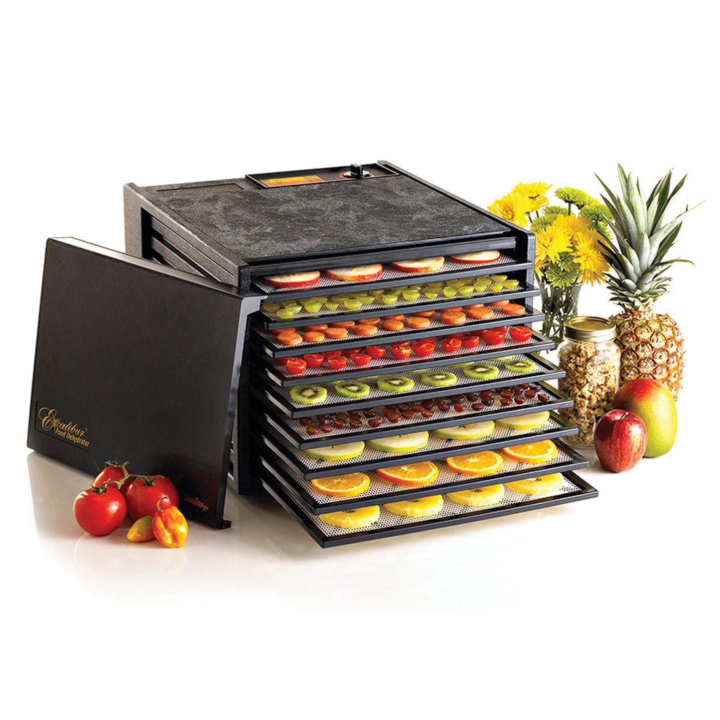 Excalibur Electric Food dehydrators, 9 Tray 600W, Black