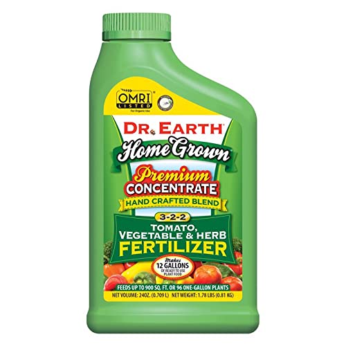 Dr. Earth Home Grown Tomato Vegetable & Herb Organic 3-2-2 Plant Fertilizer 24 Oz. - Case of: 1