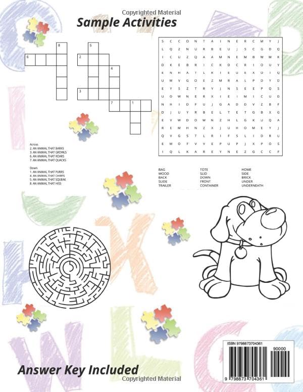 Activity Book For Kids With Learning Challenges: Volume 1 (Books For Kids With Learning Challenges)