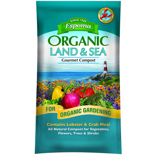 Espoma Organic Land and Sea Gourmet Compost with Lobster & Crab Meal