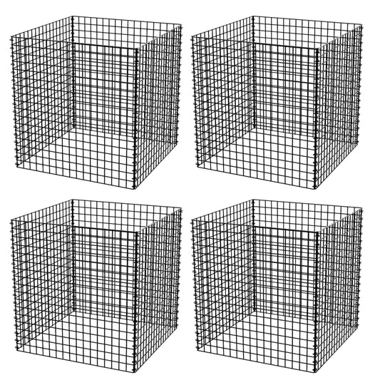 PREMILITY (4 Packs) Wire Plant Protector, 14.8" L x 14.8" W x 15.7" H Plant Protectors from Animals